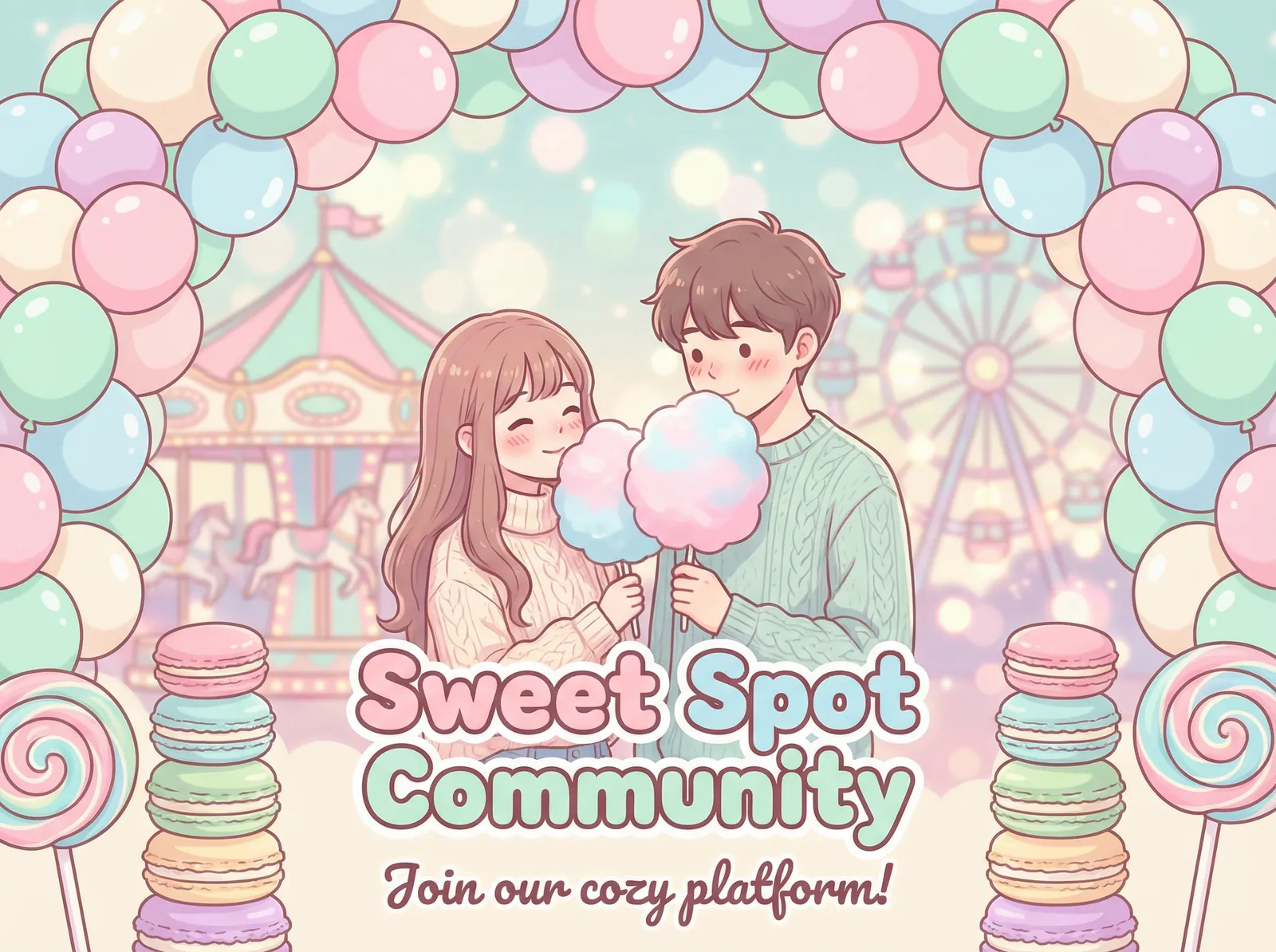 糖心视频 精选视频 - 游乐园棉花糖约会