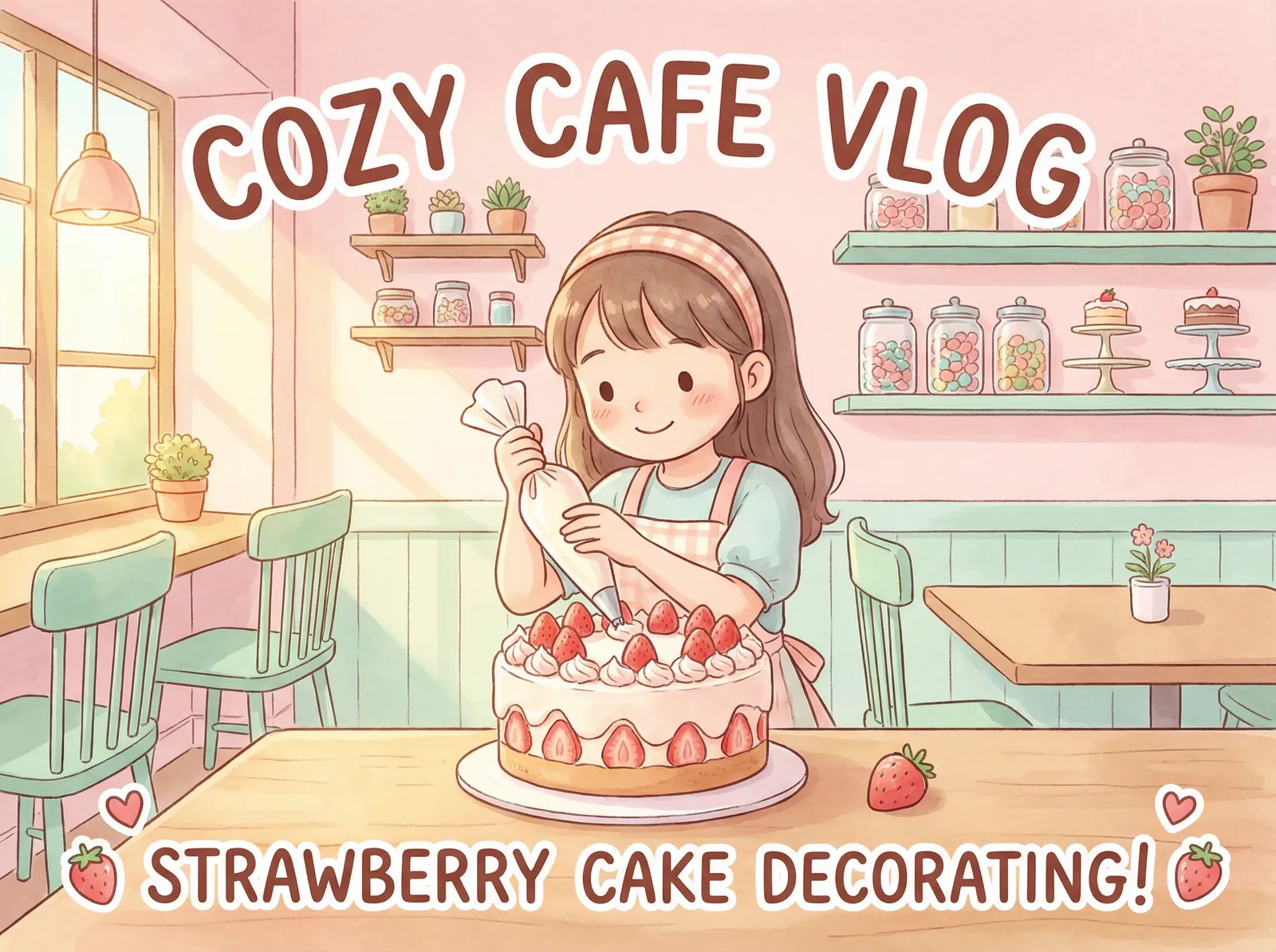 糖心视频 精选视频 - 手作草莓蛋糕